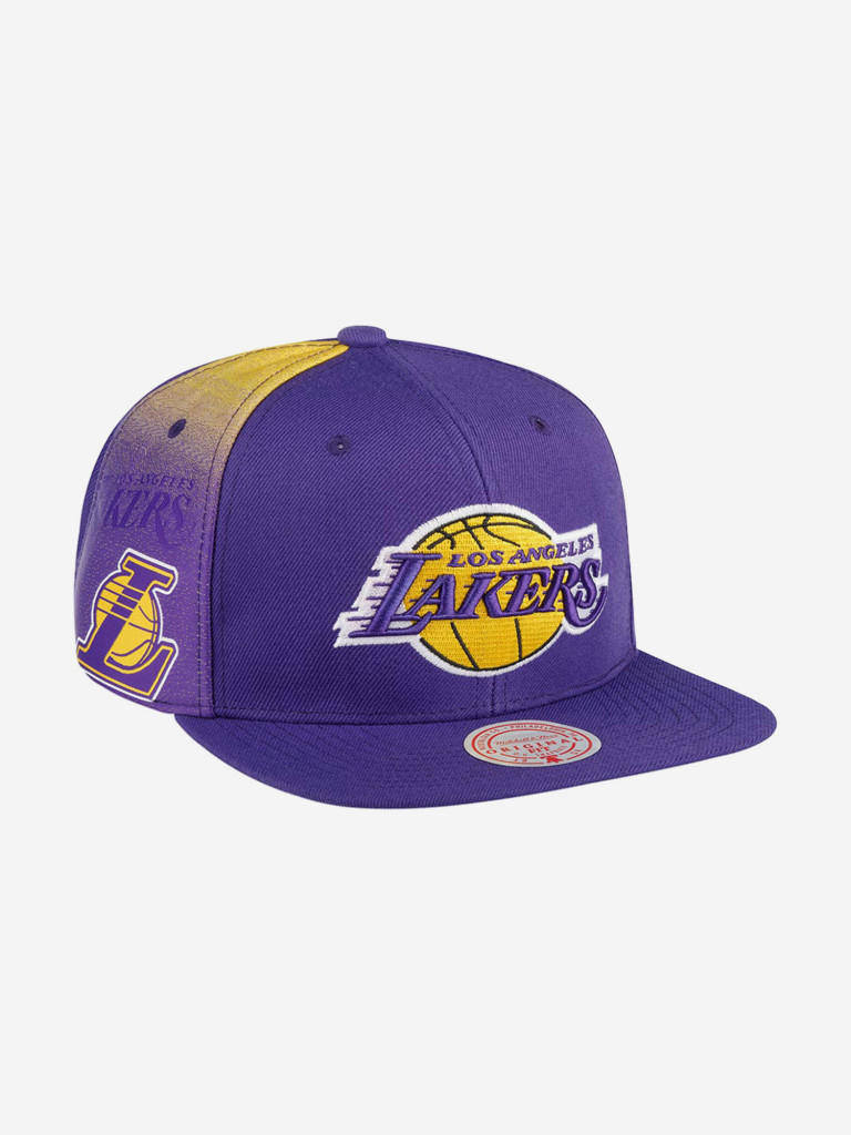 Бейсболка с прямым козырьком MITCHELL NESS HHSS2991-LALYYPPPPURP Los Angeles Lakers NBA (фиолетовый)