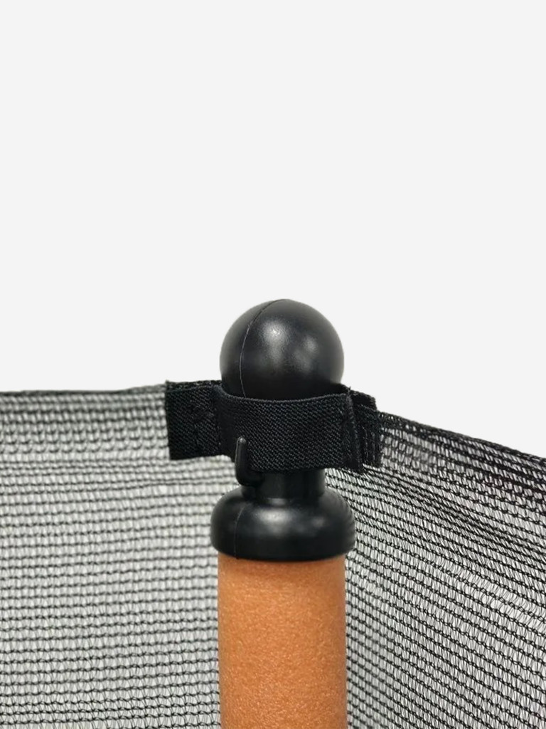 Батут детский каркасный Batutoff с защитной сеткой с прямыми ножками оранжевый