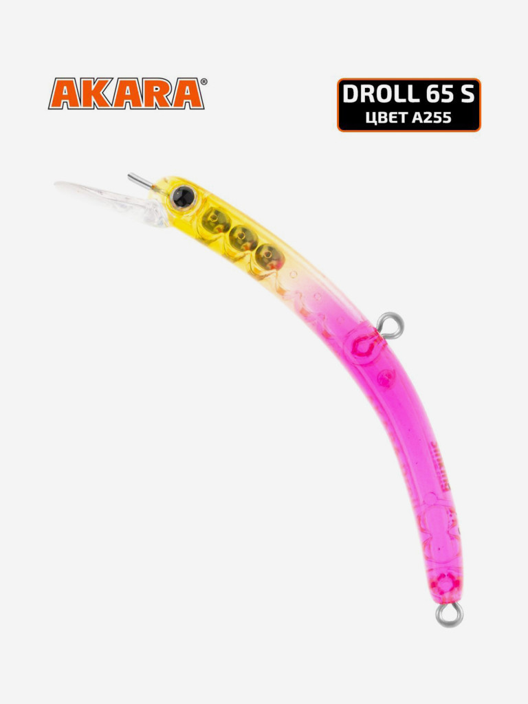 Воблер Akara Droll 65S минноу тонущий на форель 3,7гр A255