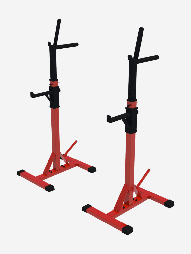 Стойки под штангу со страховкой Sportlim Zeus Красный