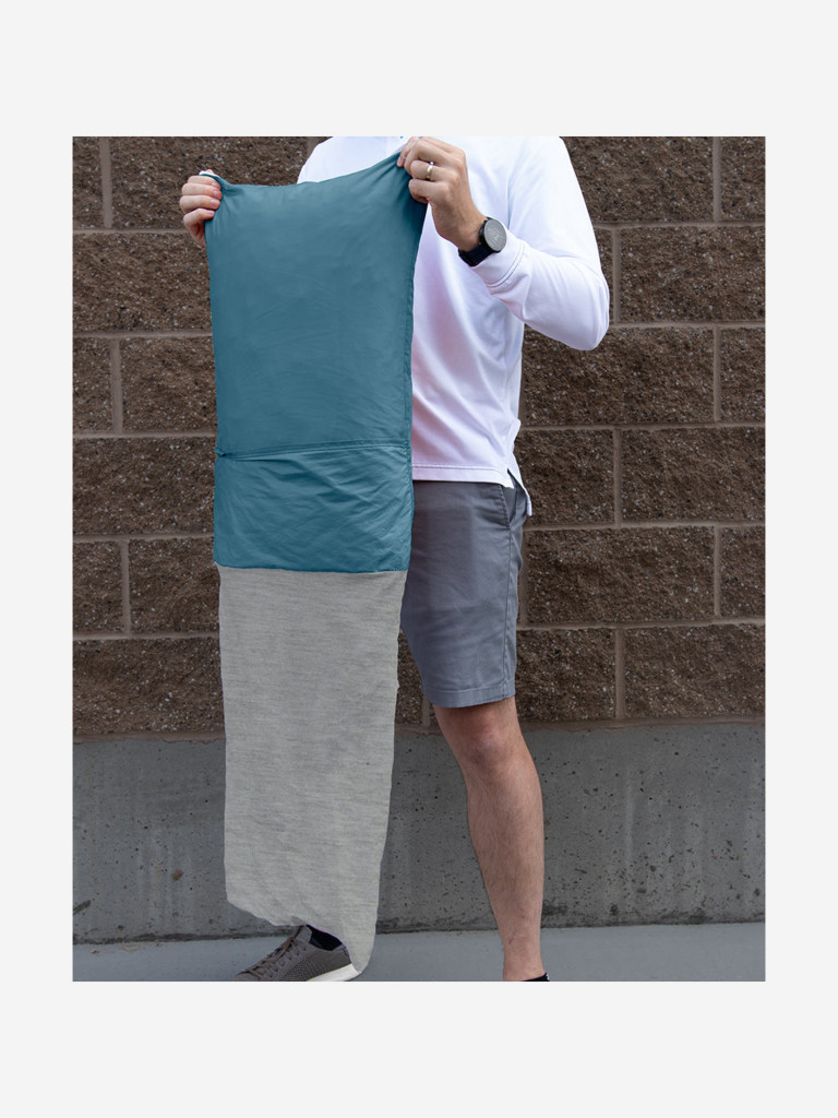 Чехол KLYMIT Drift Camping Pillowcase Queen (12DQBL01E) голубой