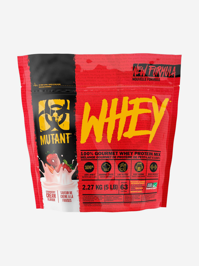 Протеин Mutant Whey, 2270 г, Клубничный крем