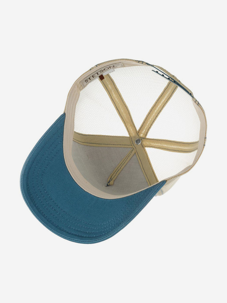 Бейсболка с сеточкой STETSON 7761117 TRUCKER CAP RESCUE TEAM (бежевый)