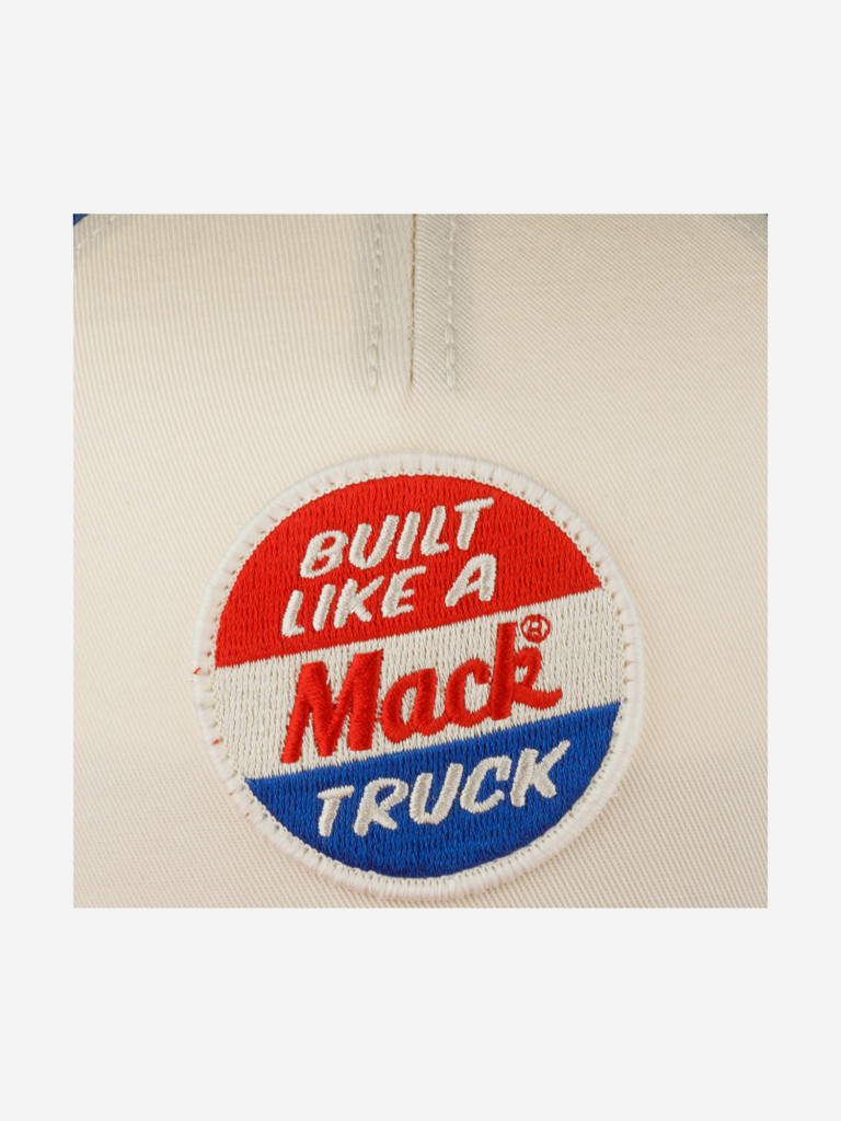 Бейсболка с сеточкой AMERICAN NEEDLE 22005B-MACKT Mack Truck Twill Valin Patch (бежевый)
