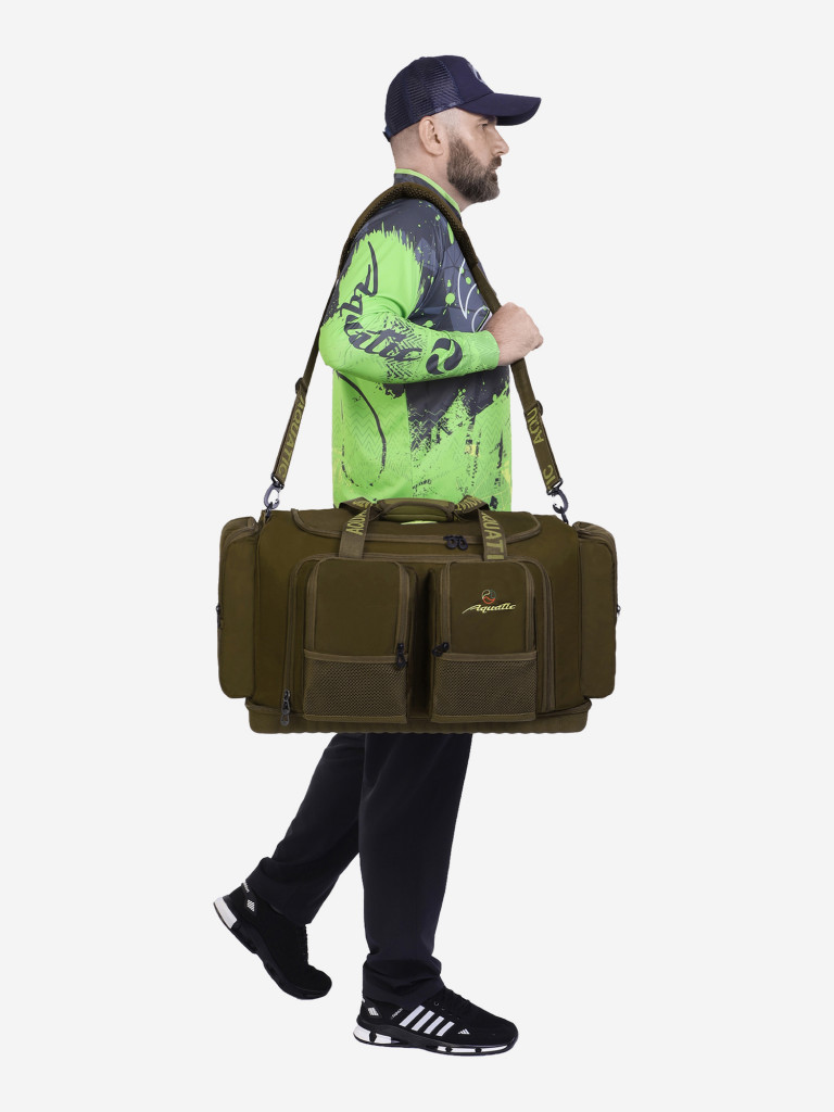 Сумка карповая средняя с жестким дном Aquatic С-1-60, 60л