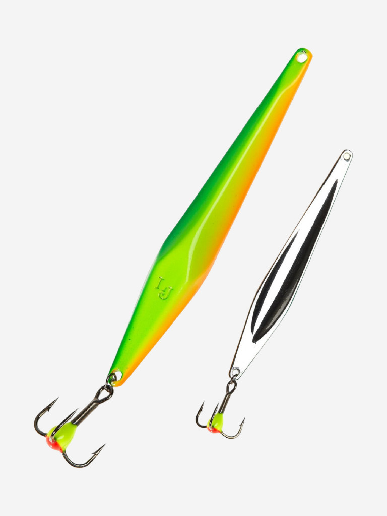 Блесна вертикальная зимняя Lucky John SHINER, длина 55 мм Apple, блистер