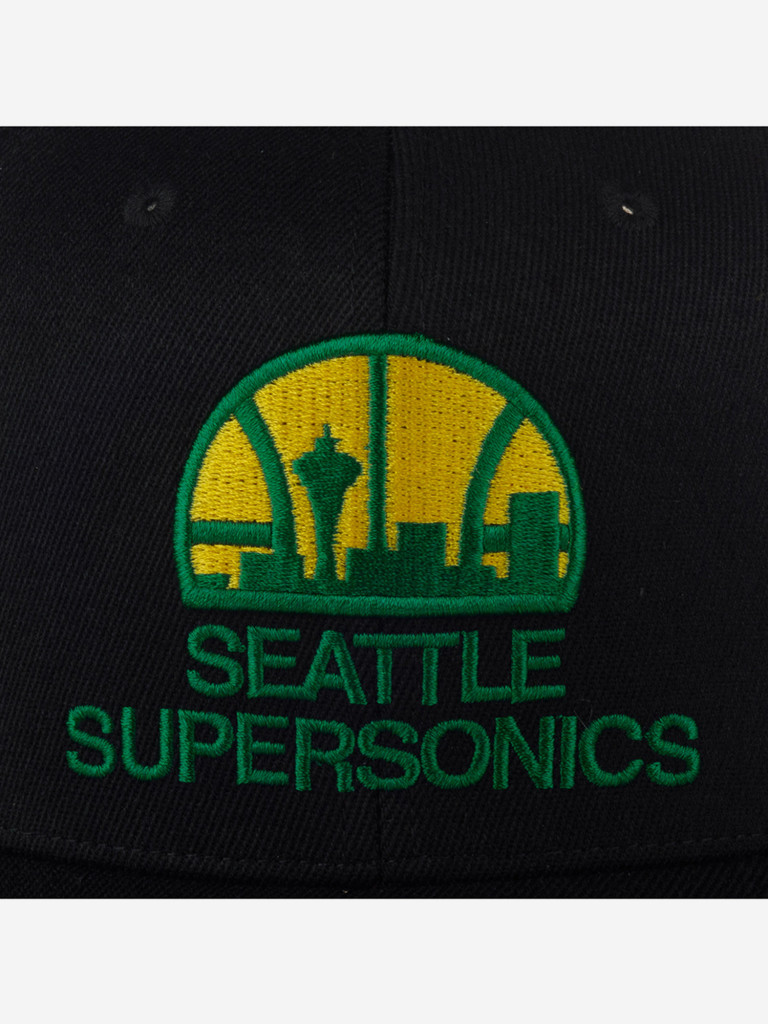 Бейсболка MITCHELL NESS HHSSINTL1245-SSUBLCK Seattle Supersonics NBA