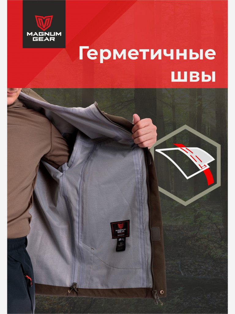 Штормовой костюм MAGNUM GEAR DYNAMIC хаки/черный