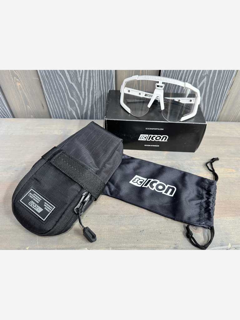 Очки спортивные Scicon AeroScope оправа White Gloss линза Photochromic Silver