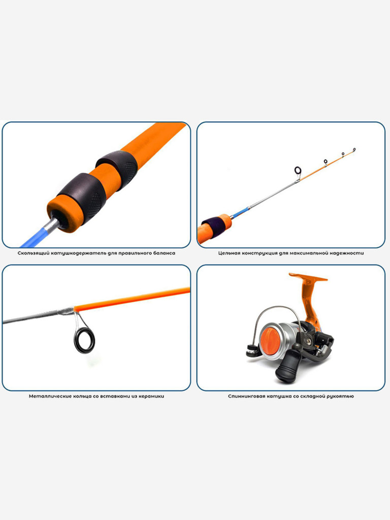 Набор для рыбалки детский: удилище с катушкой River Band My First Rod Combo 75cm POLLY