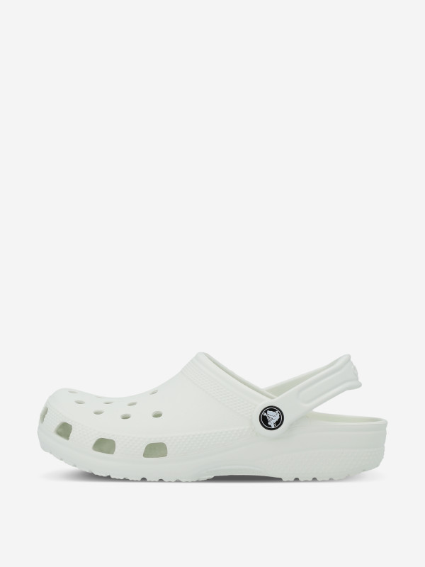Сабо детские Crocs Classic Clog K арт. 206991 белый цвет — купить за 4229 руб. со скидкой 10 %, отзывы в интернет-магазине Спортмастер