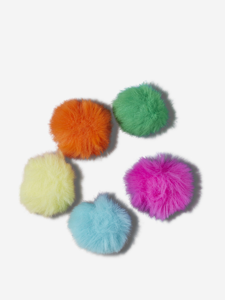 Украшение для обуви детское Crocs 80 S Neon Puff Ball