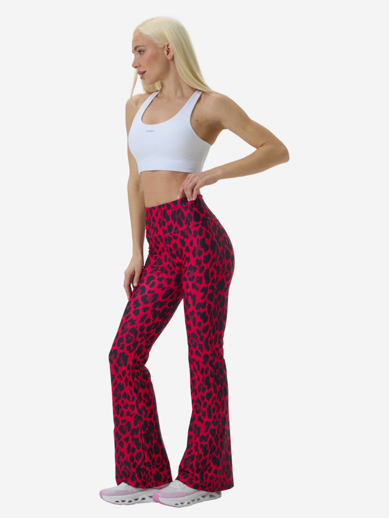 Спортивные штаны женские Barka, брюки клеш женские, с высокой посадкой