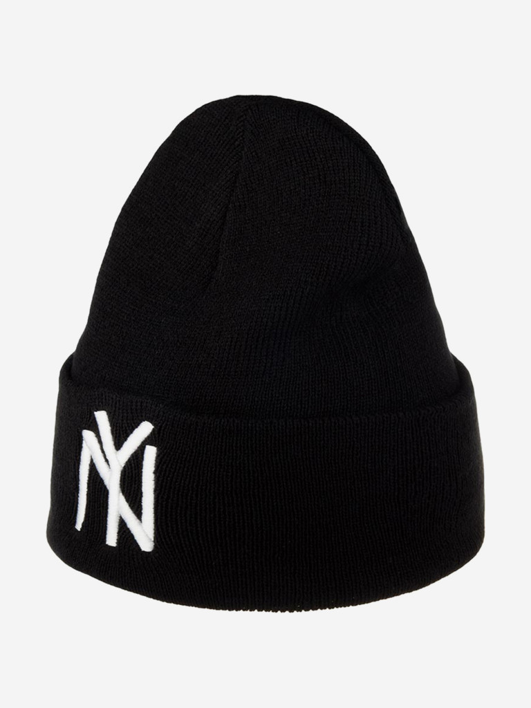 Шапка с отворотом AMERICAN NEEDLE 21019A-NBY New York Black Yankees Cuffed Knit NL