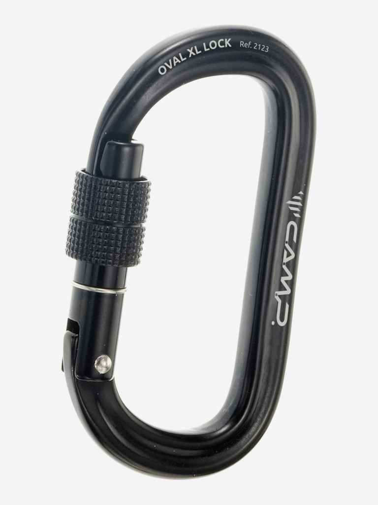 Овальный карабин Camp OVAL XL LOCK, черный