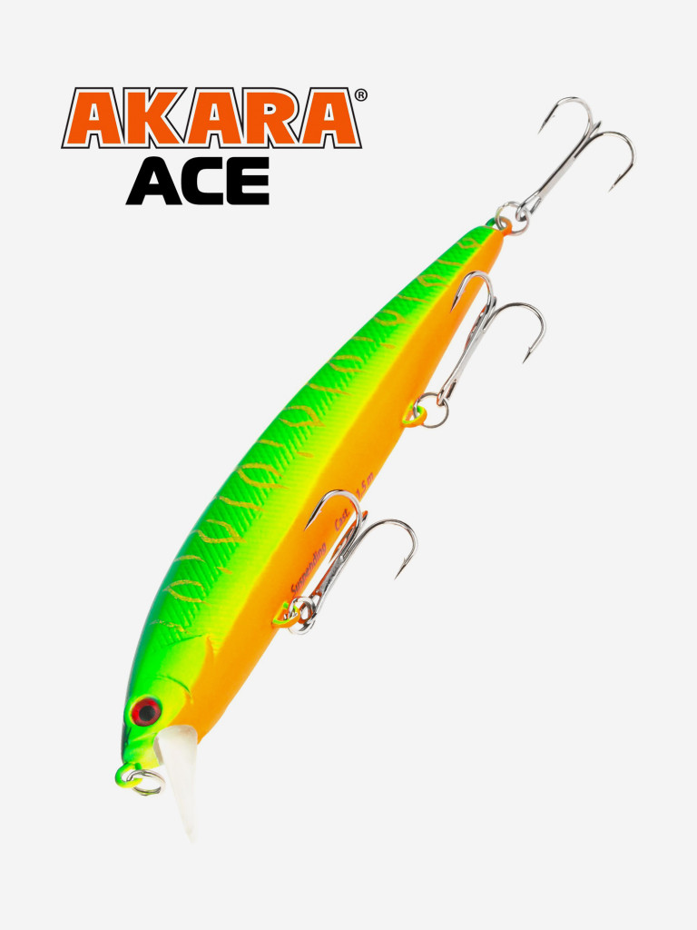 Воблер Akara Ace 130SP 22 гр. минноу, суспендер. твичинговый, на щуку, судака A20