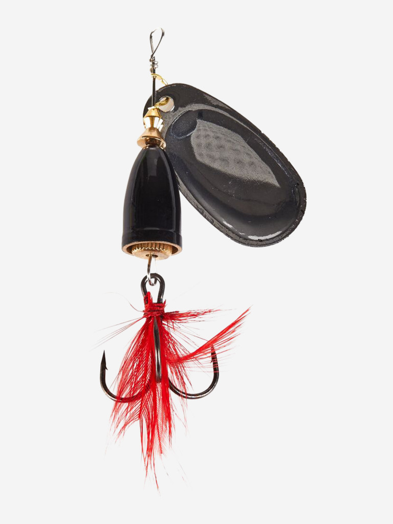 Блесна вращающаяся Lucky John BELL SPIN 02 с лепестком, веси оперением, вес 6 г