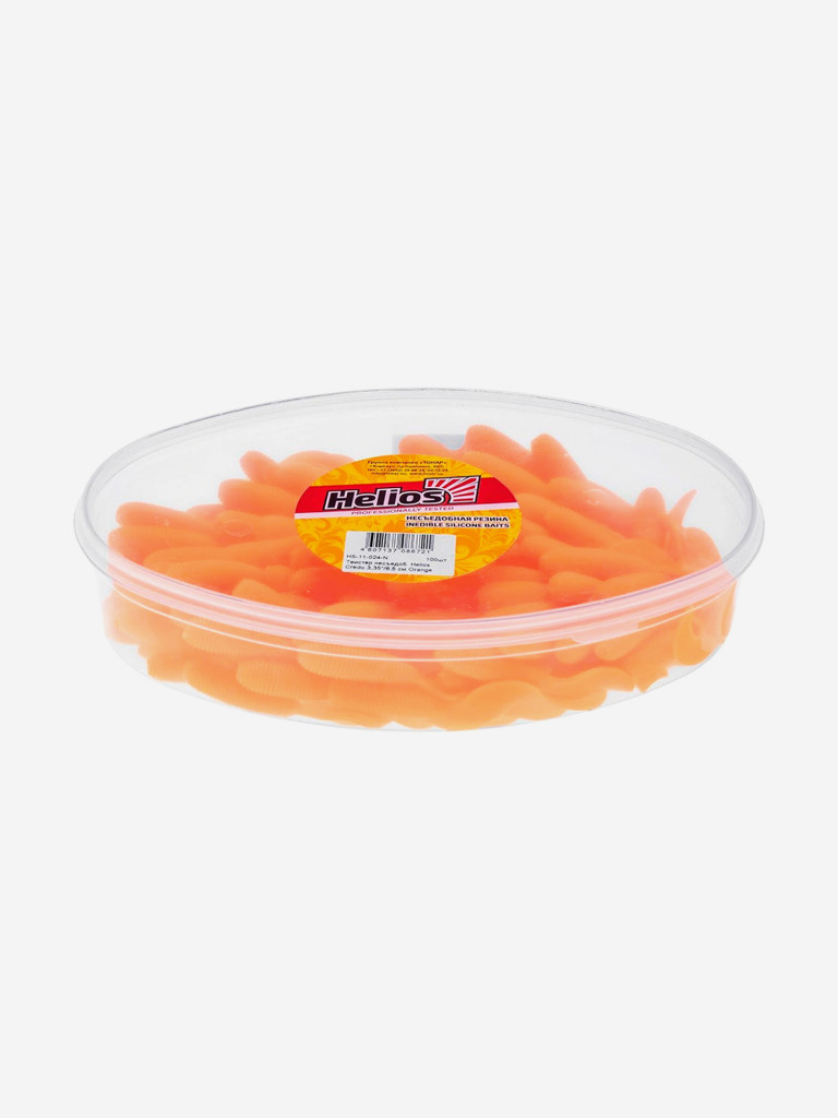 Мягкая приманка Helios Credo, 3,35'' / 8,5 см, Orange, 100 шт (HS-11-024-N)