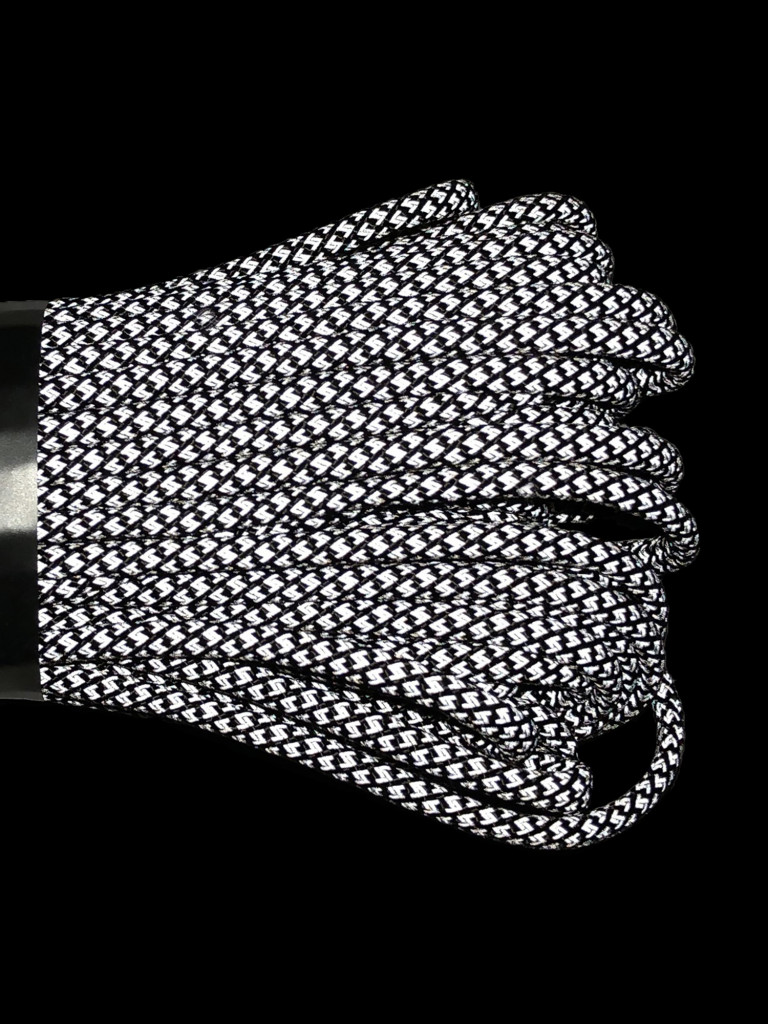 Паракорд 550 CORD nylon 10м SuperReflective (black snake)