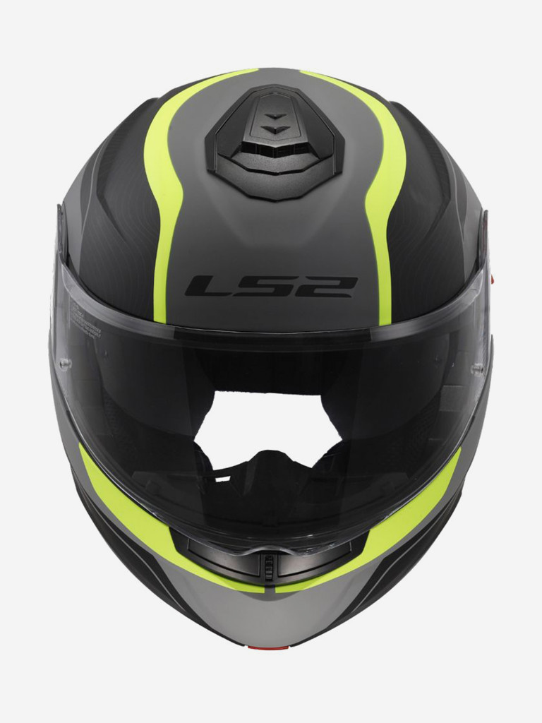 Мотошлем LS2 FF908 STROBE II MONZA (матовый черно-желтый, MATT BLACK H-V YELLOW)