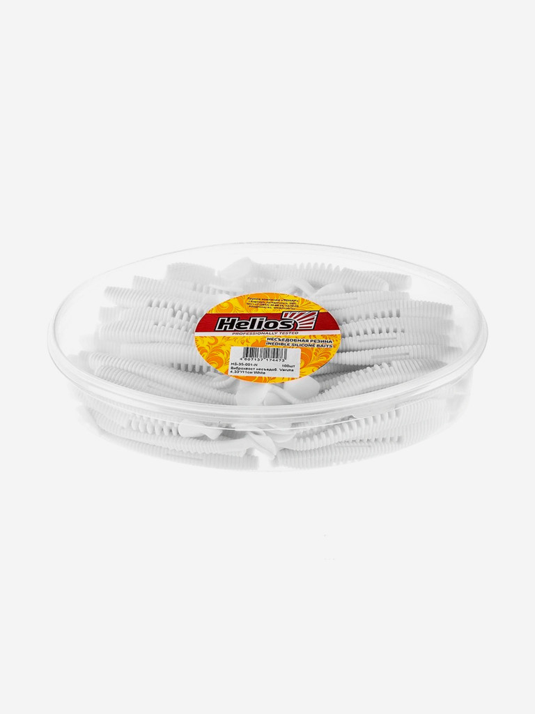 Мягкая приманка Helios Varuna, 4,33'' / 11 см, White, 100 шт (HS-35-001-N)