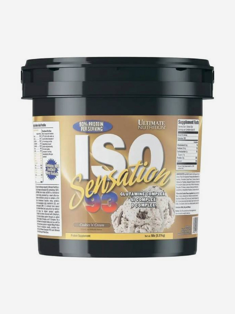 Протеин Ultimate Nutrition ISO Sensation, 2270 г, Печенье с кремом