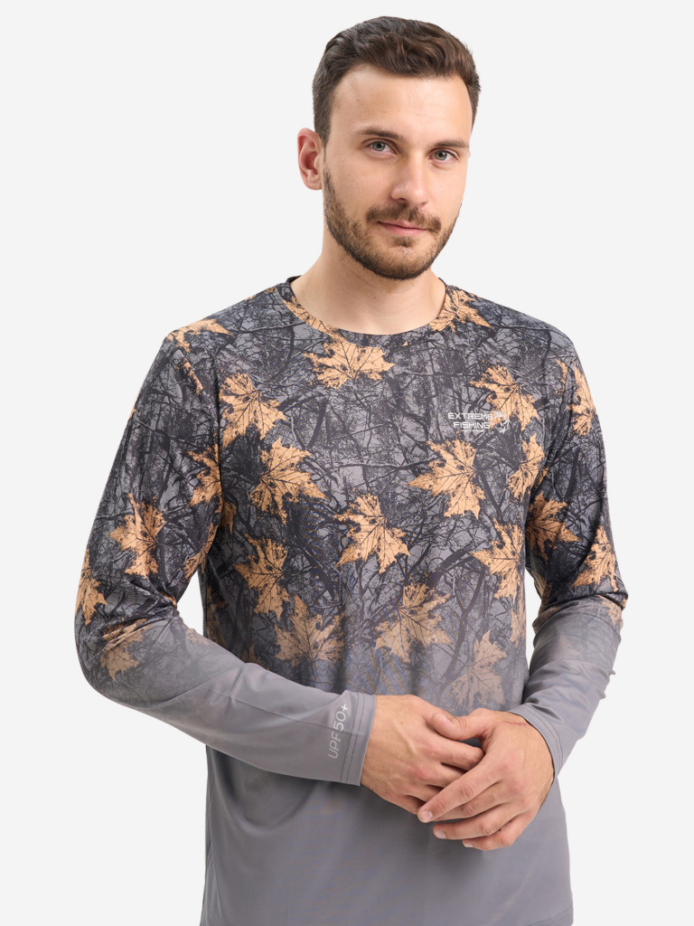 Лонгслив мужской Extreme Fishing ADD-G707 для рыбалки, UPF50+ с защитой от насекомых