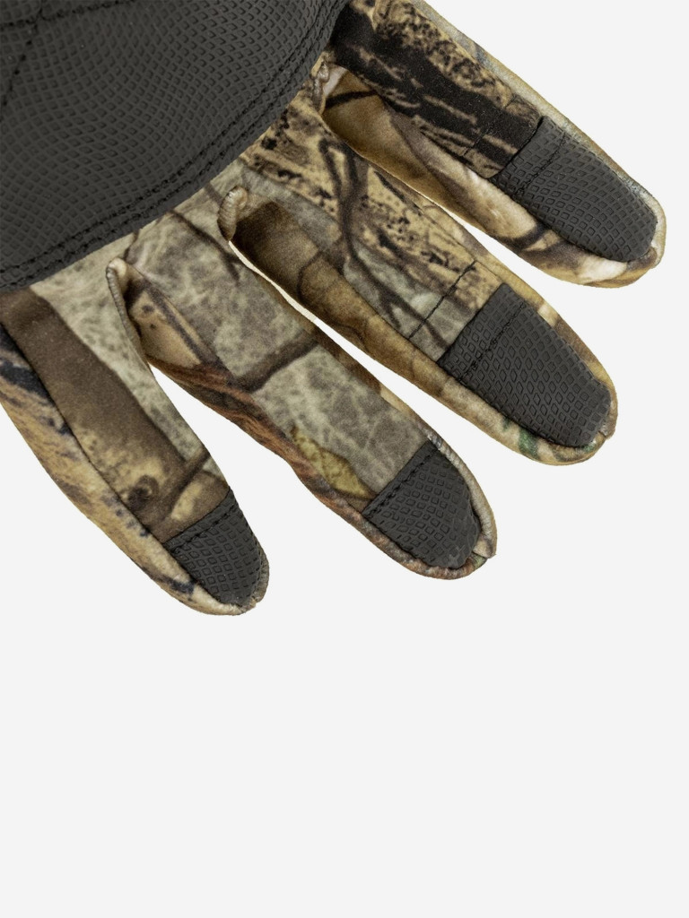 Перчатки для рыбалки и охоты утепленные Helios STRIKER КМФ на липучке