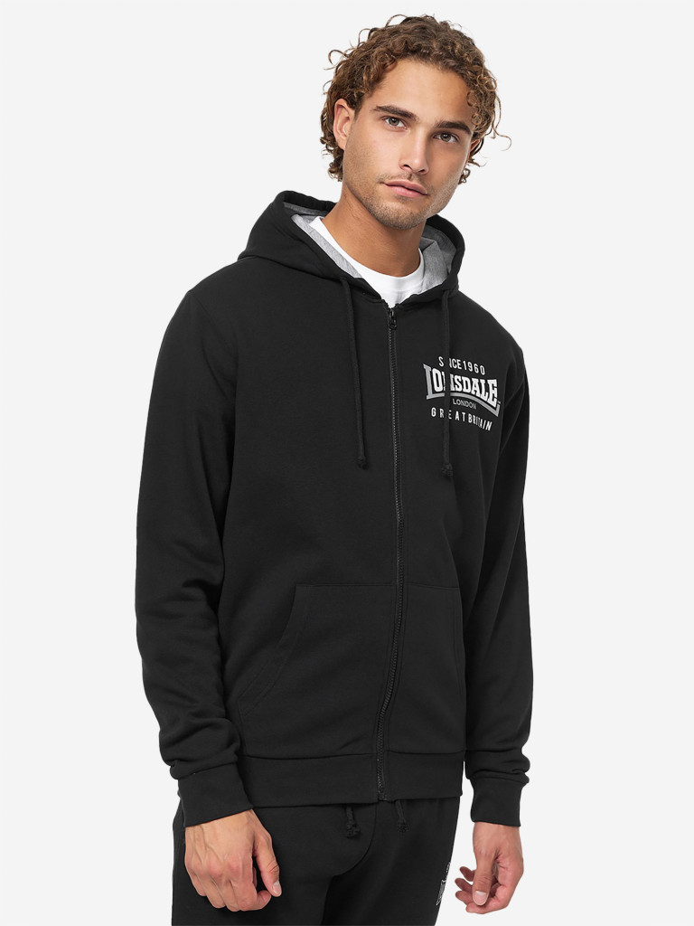 Худи мужское на молнии LONSDALE LINTMILL