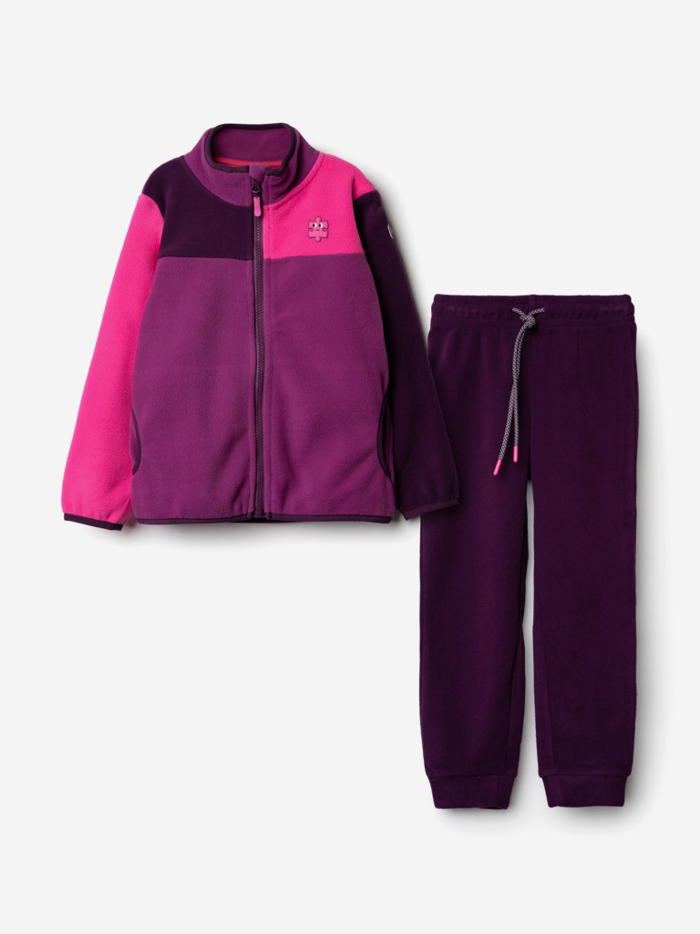 Комплект флисовый для девочки: куртка, брюки PlayToday