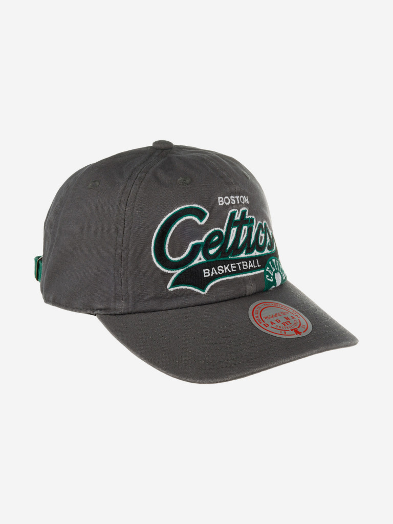 Бейсболка MITCHELL NESS HLUO1193-BCEYYPPPGREY Boston Celtics NBA (серый)