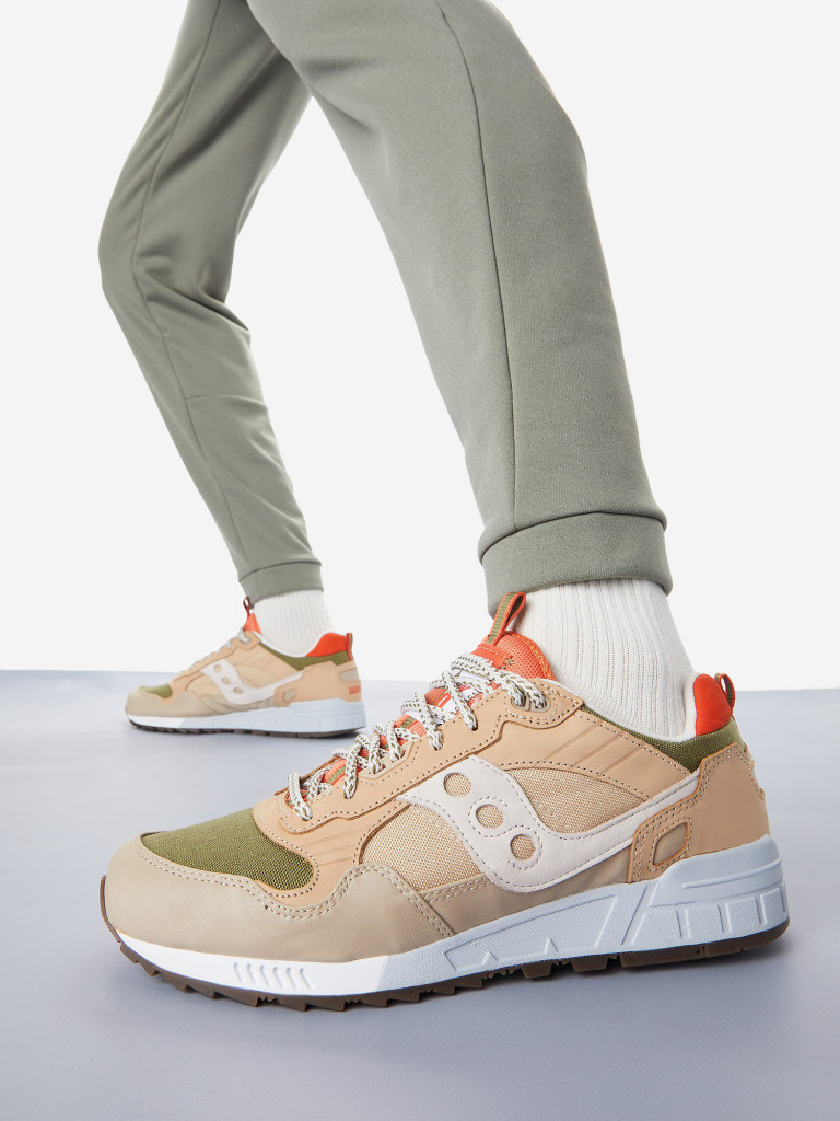 Кроссовки мужские Saucony Shadow 5000 хаки/оранжевый цвет — купить за 10429  руб. со скидкой 30 %, отзывы в интернет-магазине Спортмастер