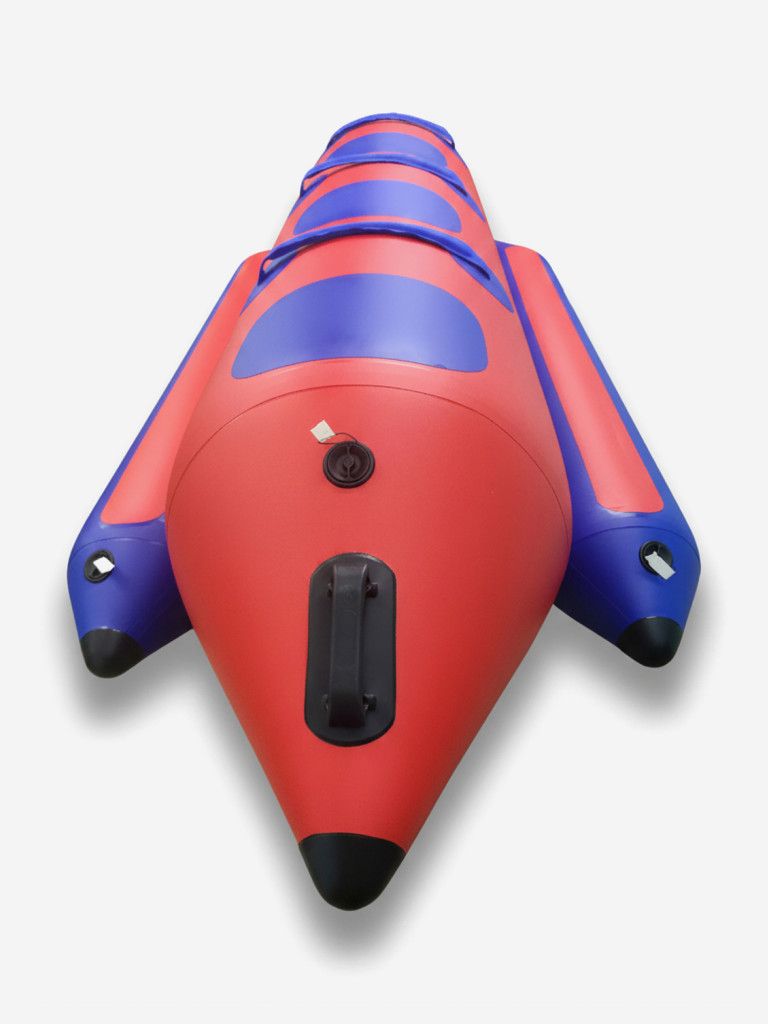 Банан для катания на воде для гидроцикла и снегохода по снегу надувной 3 места красный