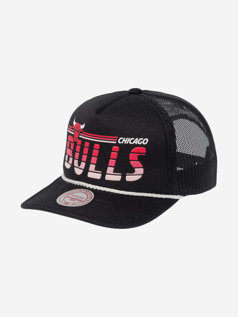 Бейсболка с сеточкой MITCHELL NESS HT11491-CBUBLCK Chicago Bulls NBA (черный)