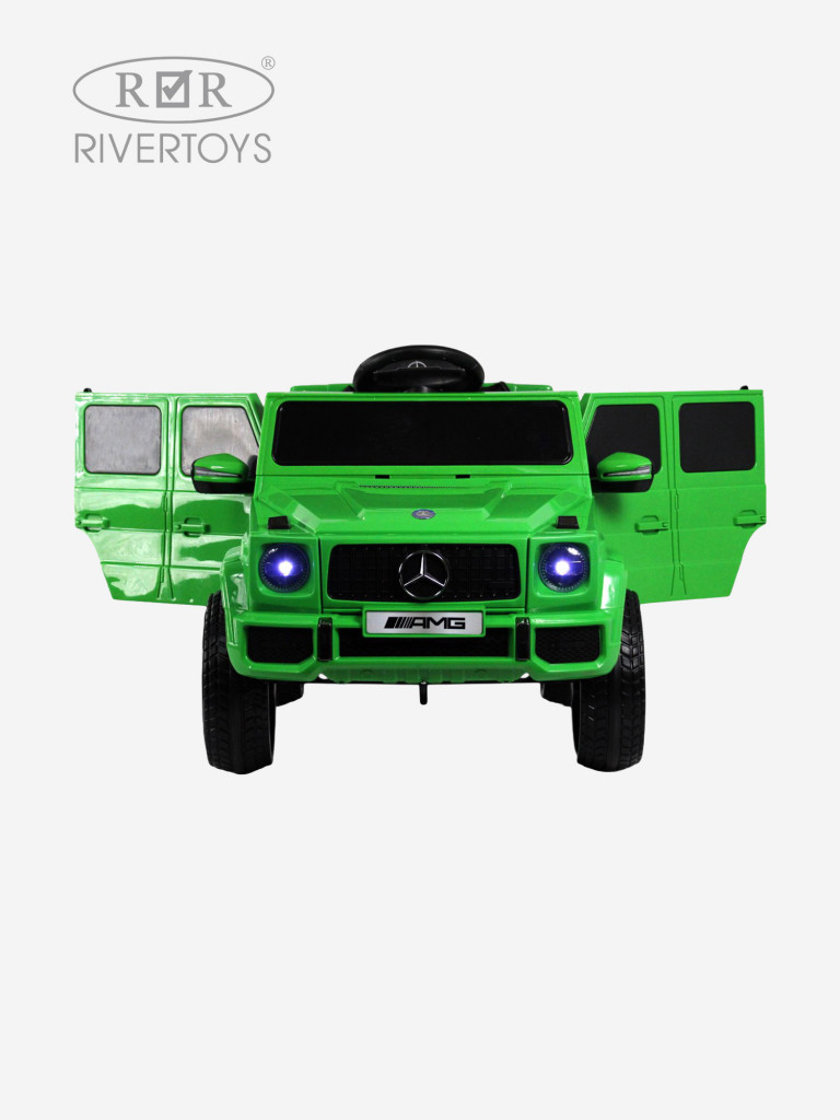 Детский электромобиль RIVERTOYS Mercedes-AMG G63 (G222GG) зеленый