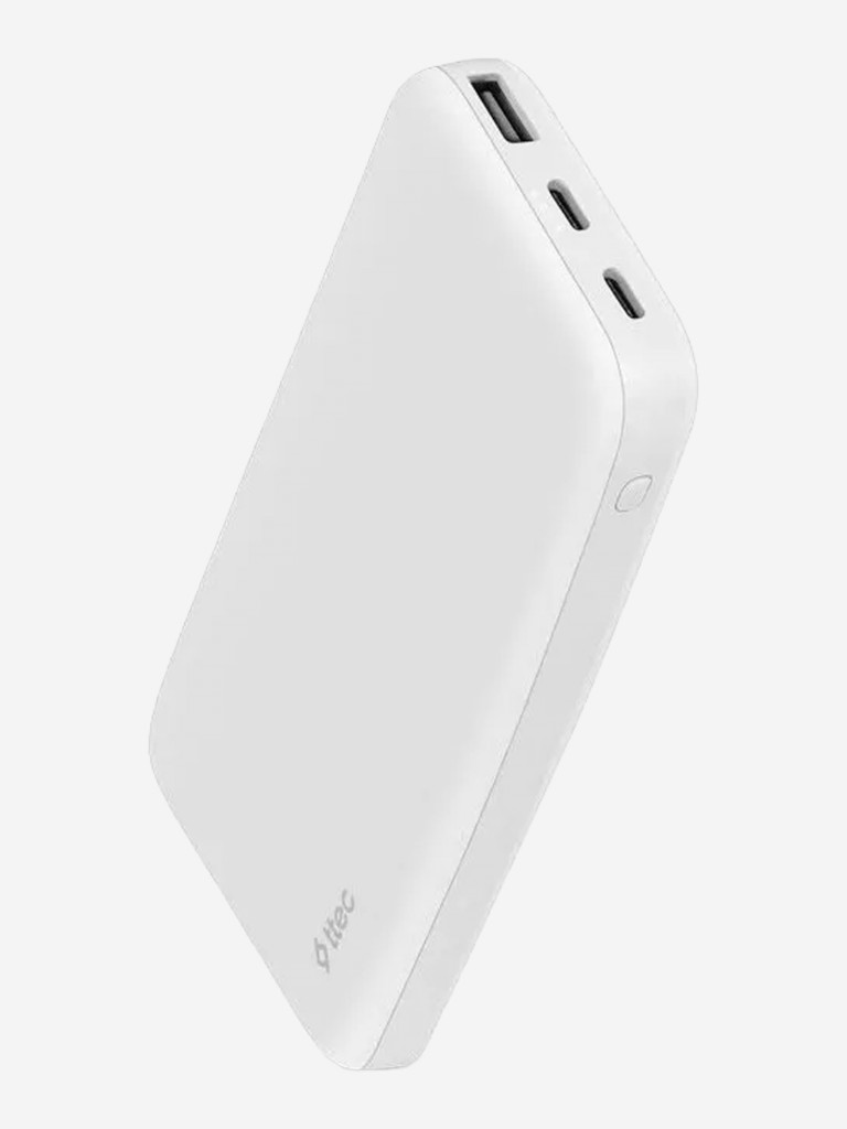 Внешний аккумулятор TTEC ChargeUp 10000mAh Powerbank. Цвет: белый