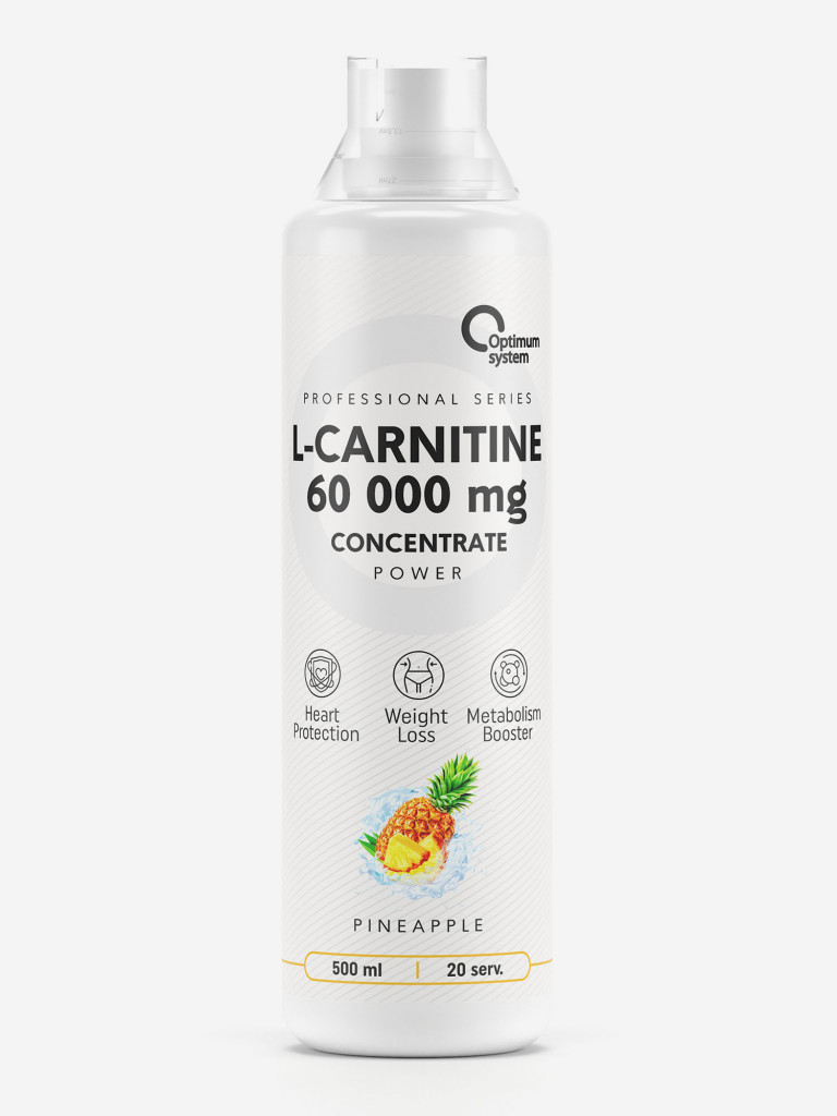 Л-карнитин Optimum System "Ананас", 500 мл