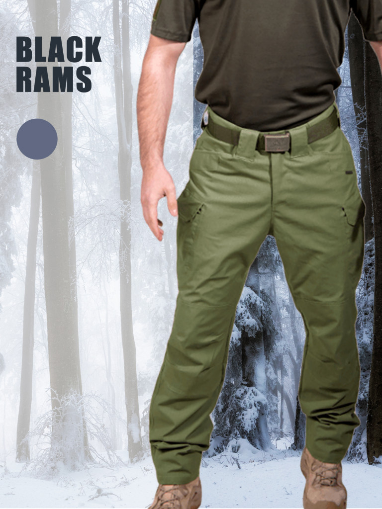 Брюки для рыбалки и охоты Black Rams ТР-0012 Хаки