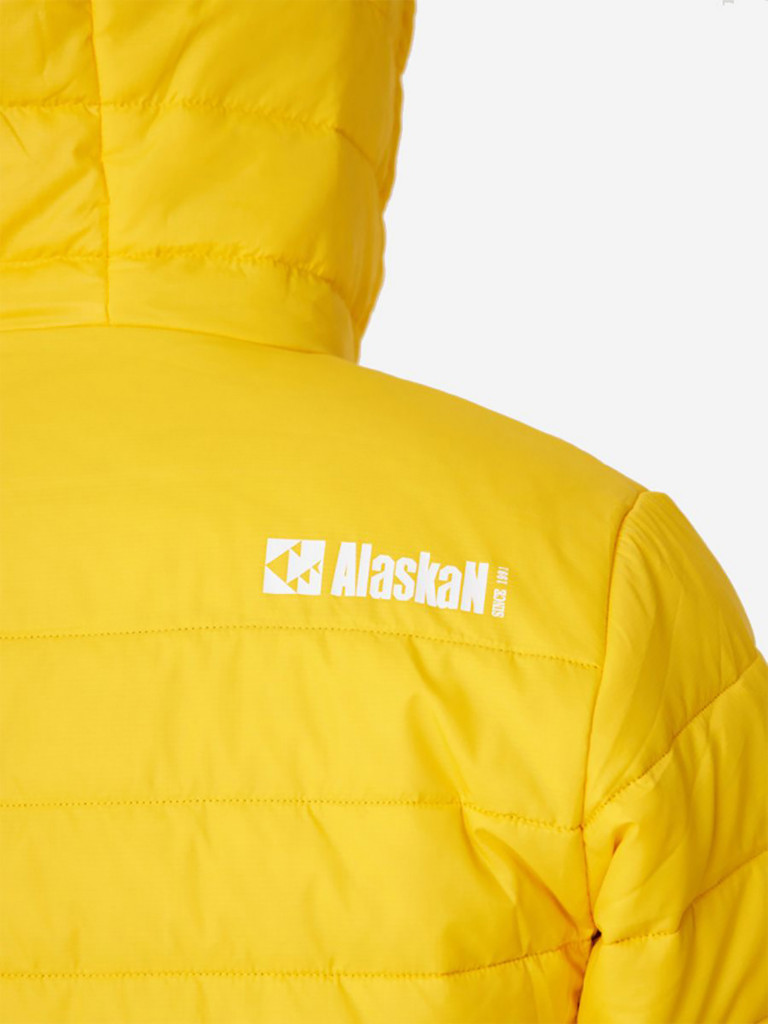Куртка мужская Alaskan Juneau Yellow утепленная стеганая для рыбалки и охоты