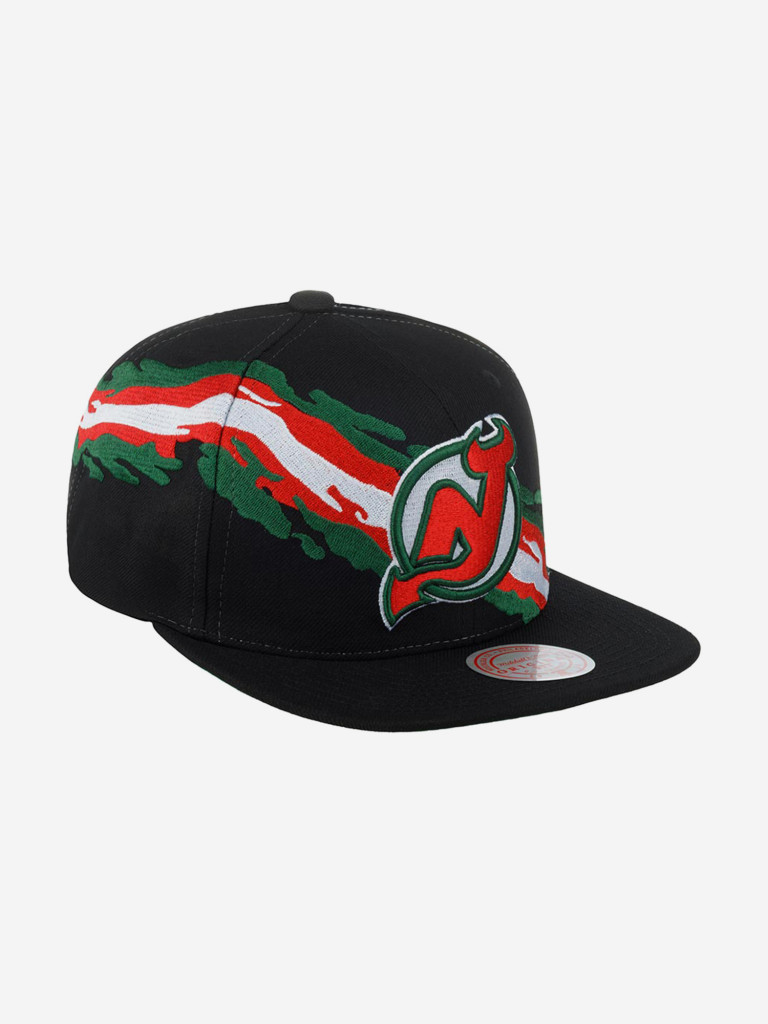 Бейсболка с прямым козырьком MITCHELL NESS 6HSSSH22087-NJDBLCK New Jersey Devils NHL
