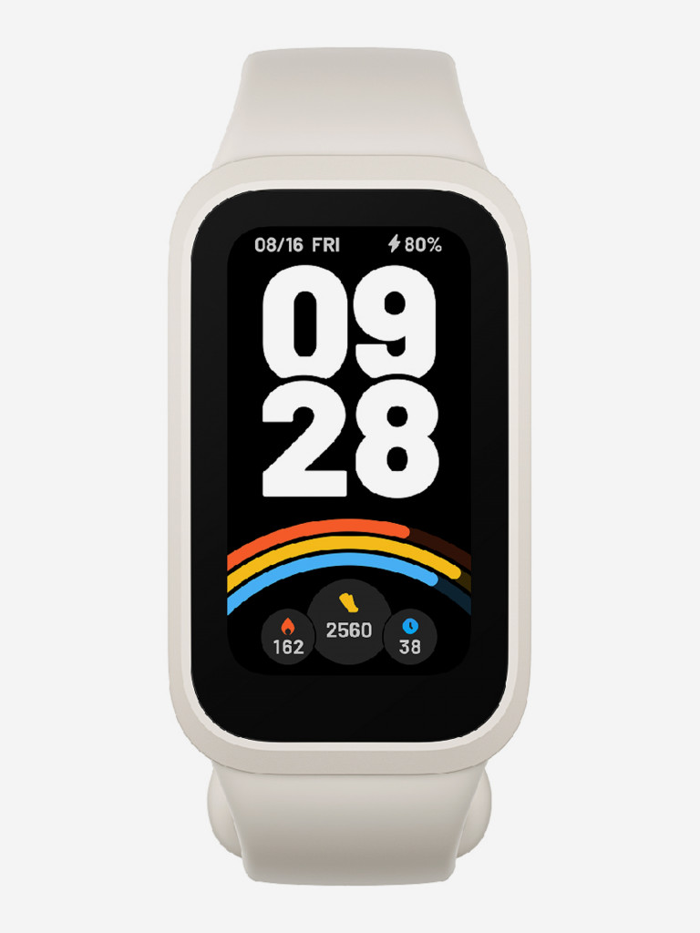 Фитнес-браслет Xiaomi Smart Band 9 Active бежево-белый