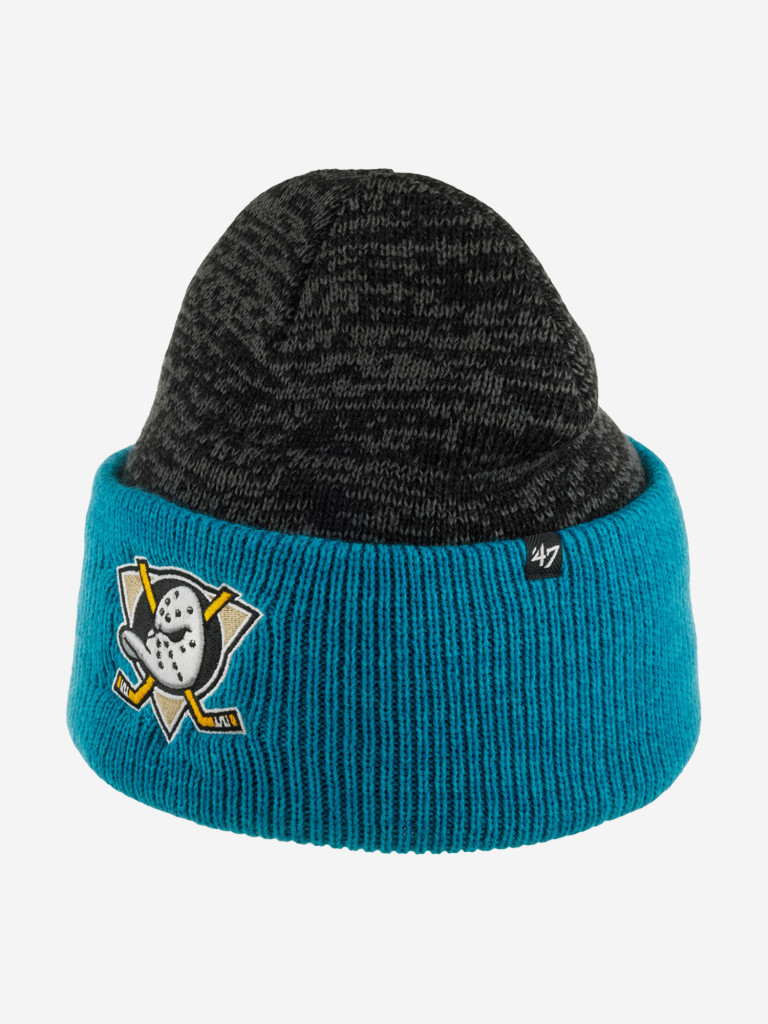 Шапка с отворотом 47 BRAND H-TTBFZ25ACE-BKA Anaheim Ducks NHL (зеленый)