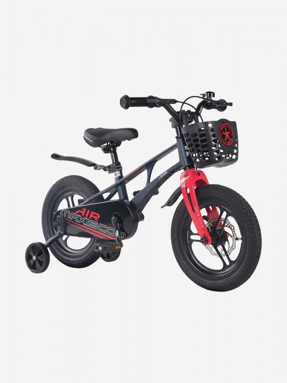 Велосипед детский Maxiscoo AIR PRO 14'' черный матовый, 2026