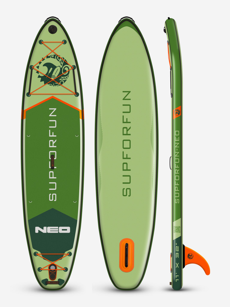 Cап борд надувной SUPFORFUN NEO 11 335х81х15 в максимальной комплектации.