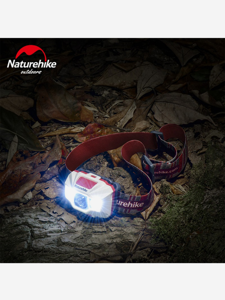 Фонарь налобный Naturehike TD-02, 150 лм, красный