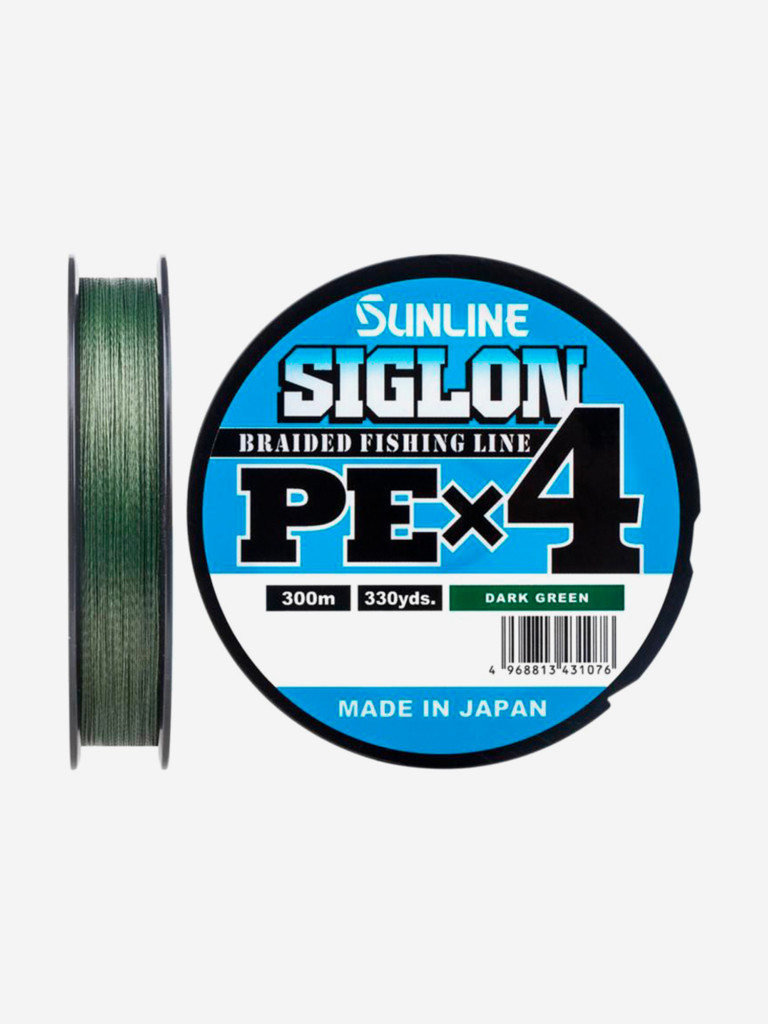 Плетёный шнур Sunline SIGLON PEx4 300m Dark Green