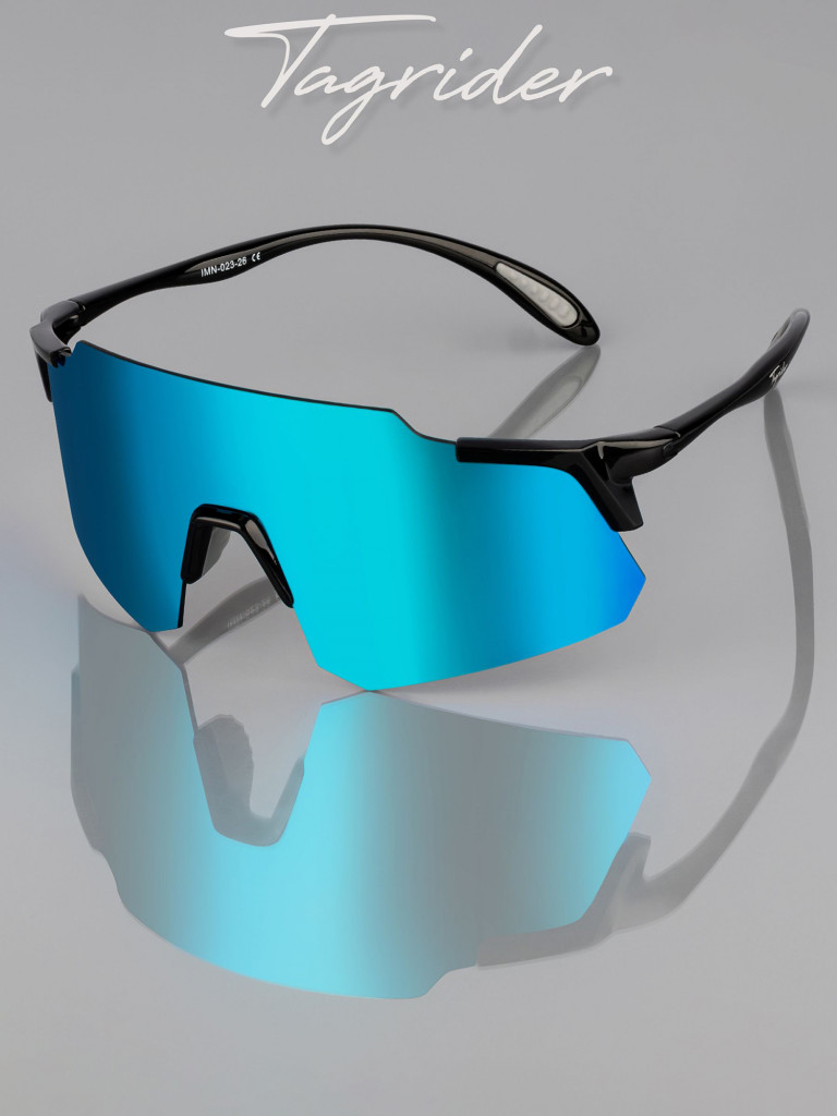 Очки поляризационные, солнцезащитные, антибликовые Tagrider IMN-023-26 Blue Mirror