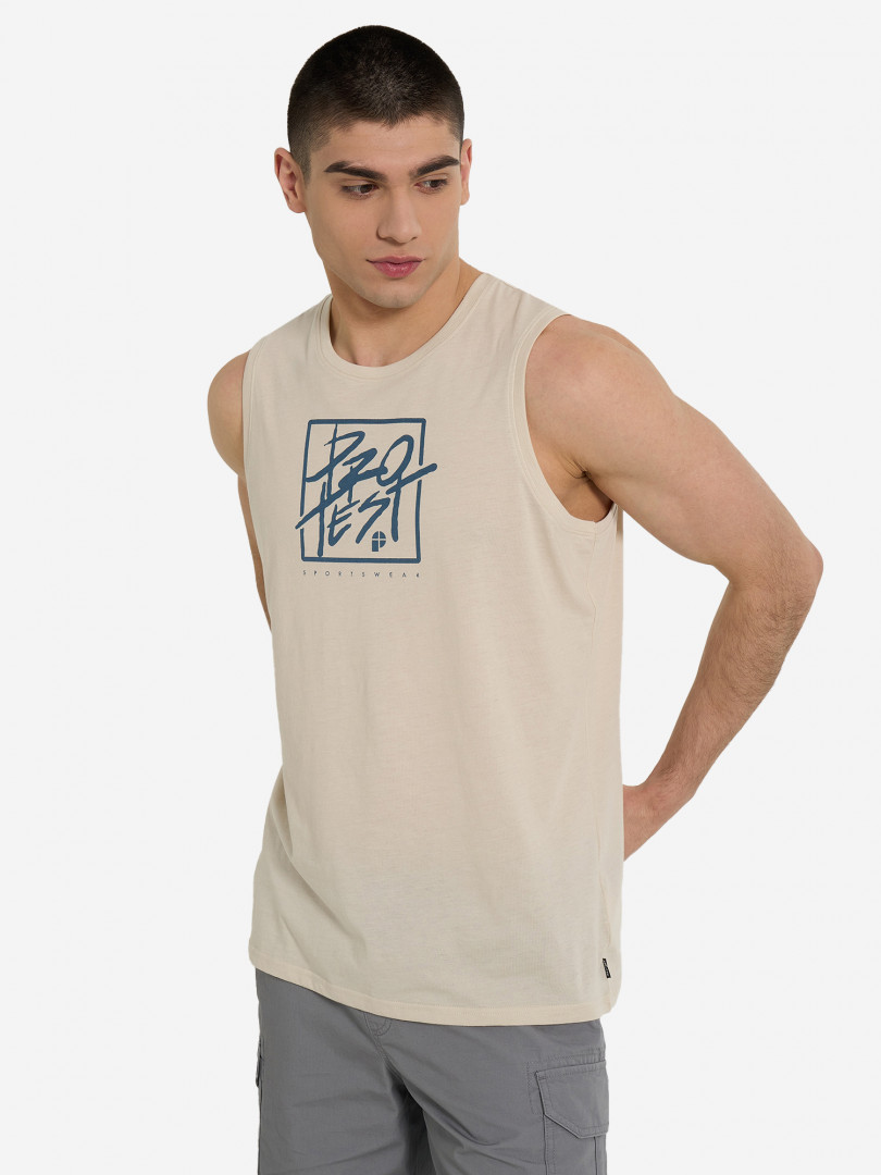Майка мужская Protest Boxlogo Бежевый 999₽