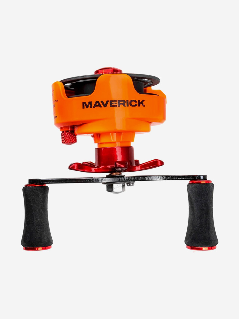 Катушка мультипликаторная зимняя Nisus Maverick Оранжевый LH (N-FCK60-О-L)