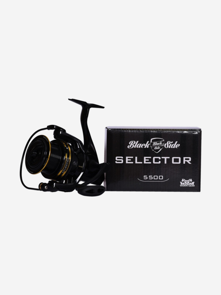Катушка для рыбалки безынерционная фидерная Black Side Selector 4500FD (6+1 подш.)